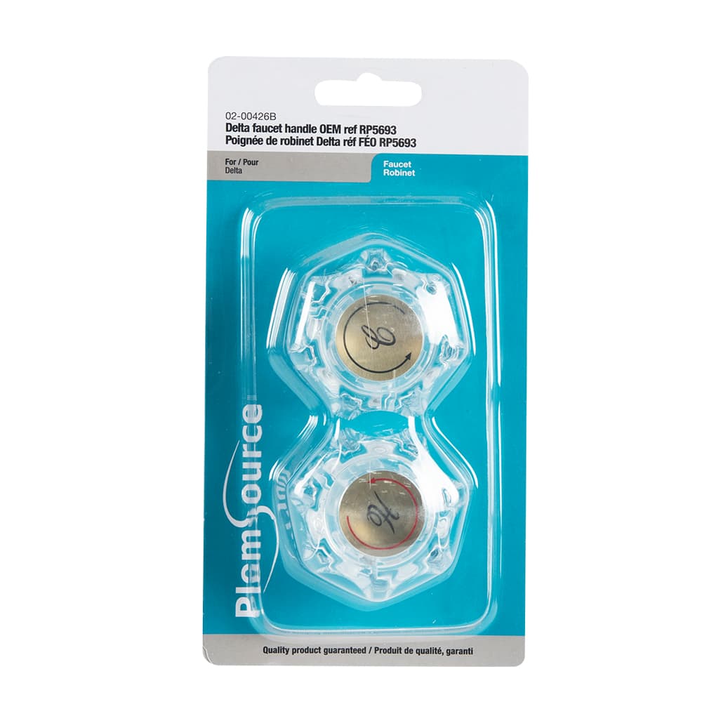Delta Faucet Handles Pkg/2