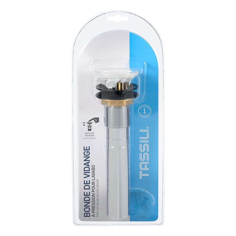 TASSILI Pop-Up Drain for Wash Basin WITH Overflow