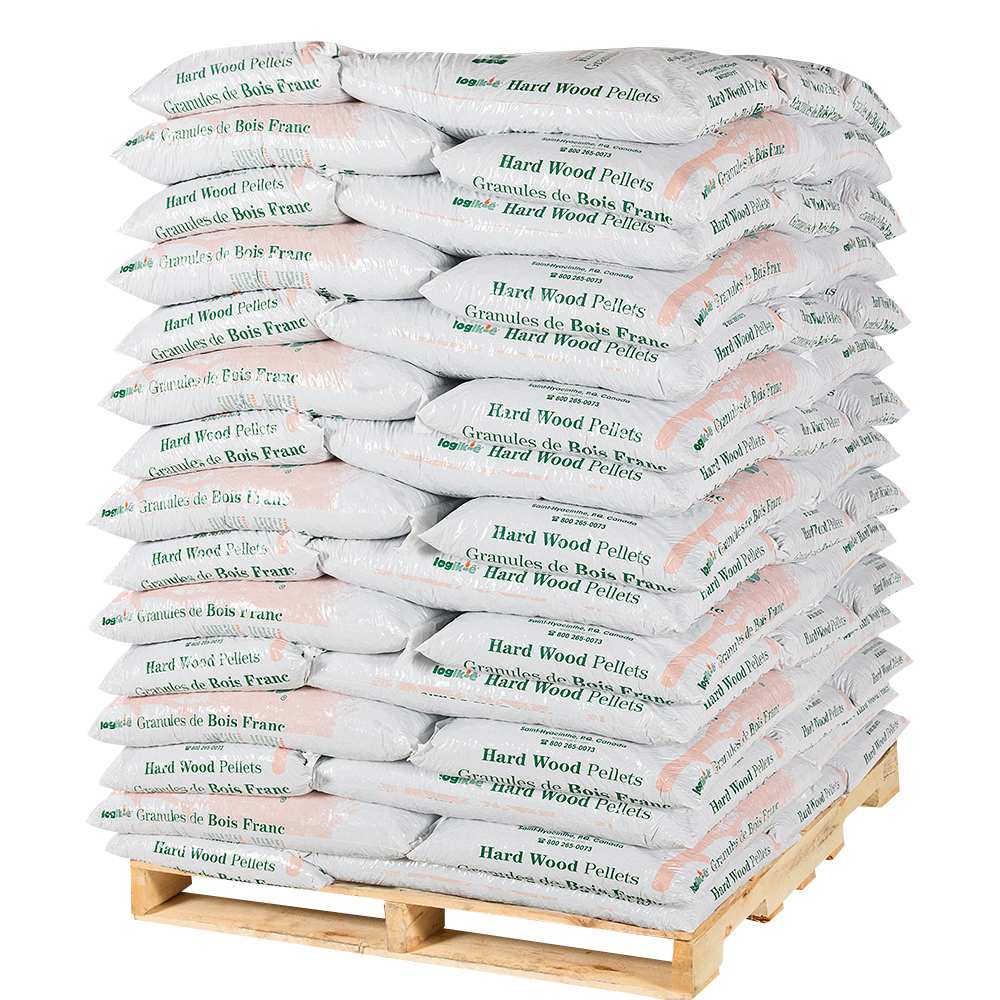 Granules de bois franc pour poêle logik-ê 40 lb