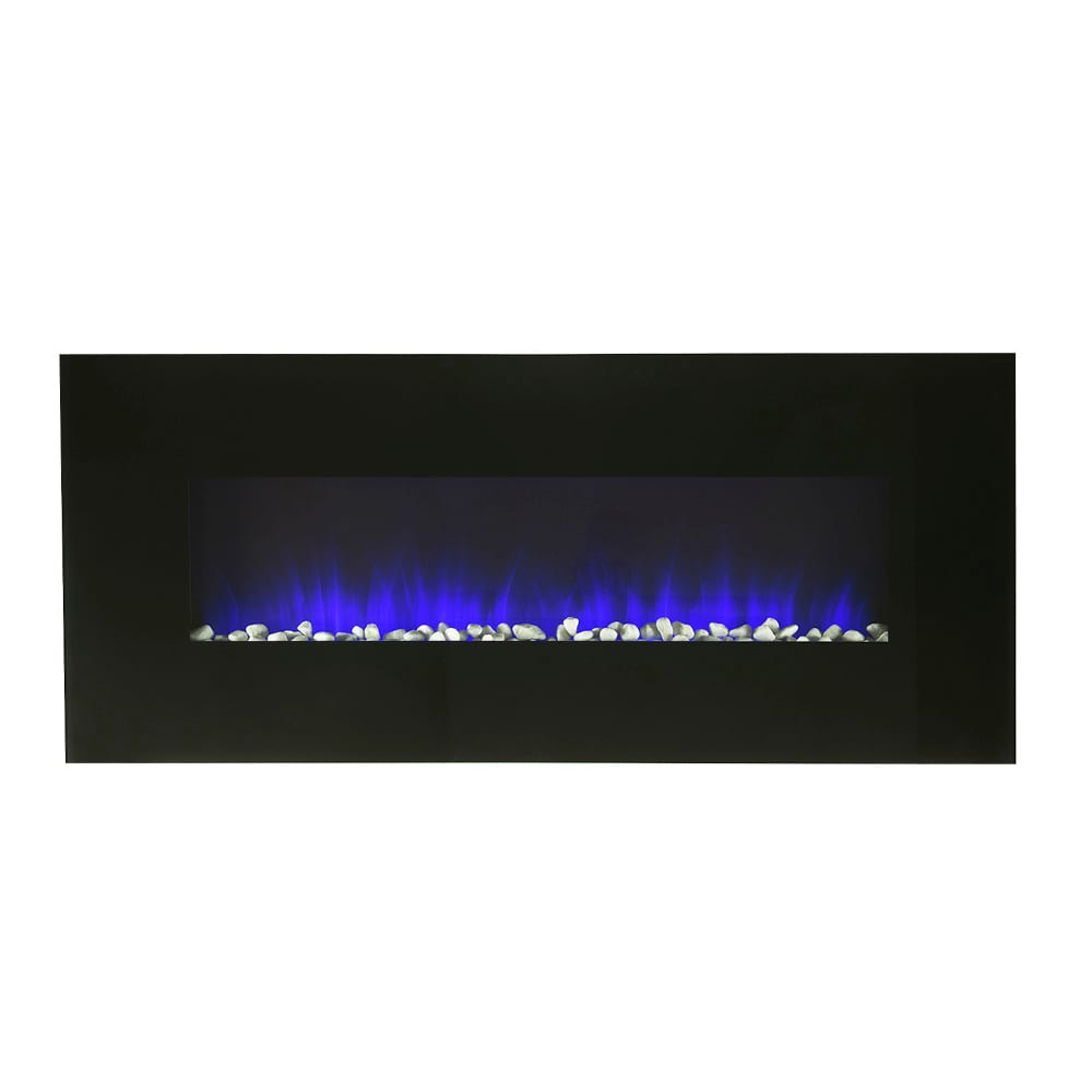 Foyer électrique mural plat 50 3/8&nbsp;po
