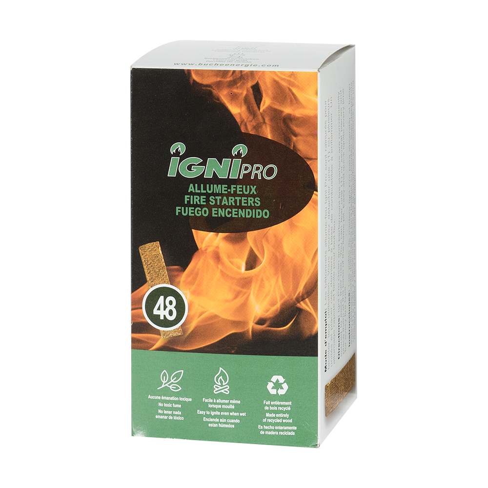 Allume-feu Ignipro Pqt/48