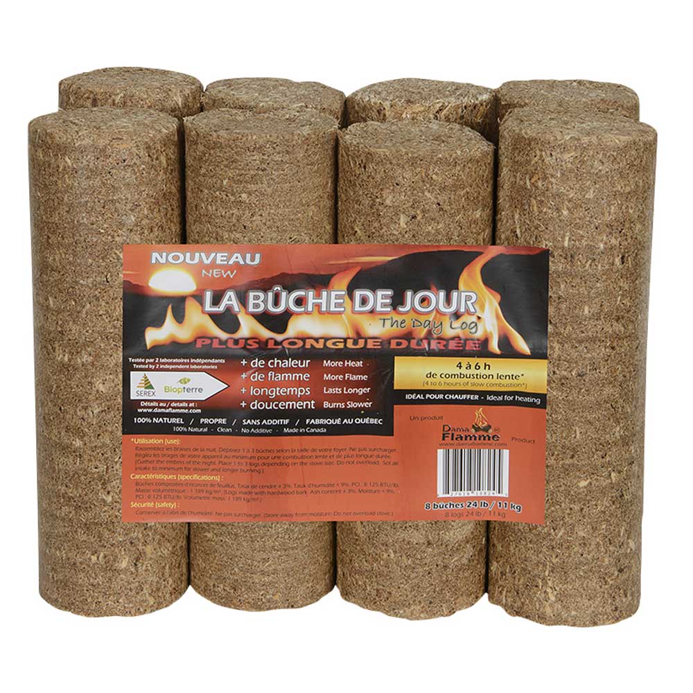 Bûches longue durée Winwood 3&nbsp;lb Pqt/8