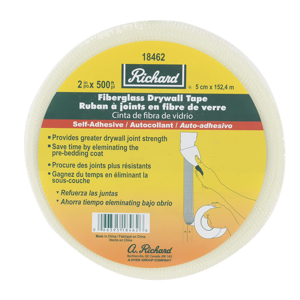 Ruban en fibre de verre pour joints de gypse 2 po x 500 pi