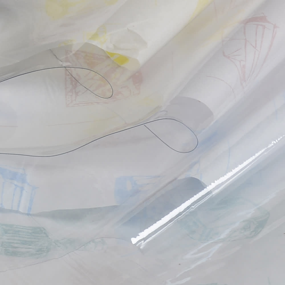 Vinyle clair 16 mil x 54 po vrac