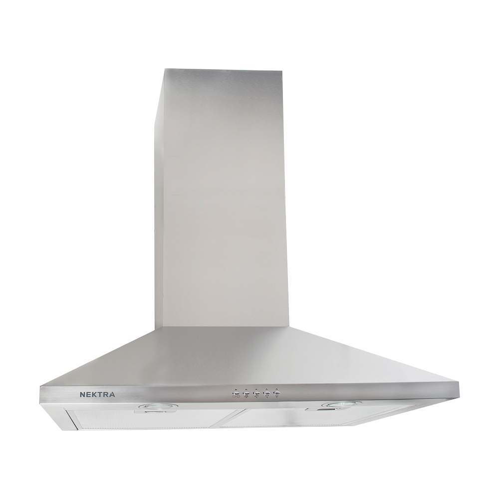 Hotte de cuisine cheminée Noroit 30&nbsp;po&nbsp;acier&nbsp;inoxydable&nbsp;450&nbsp;pi³/min NEKTRA