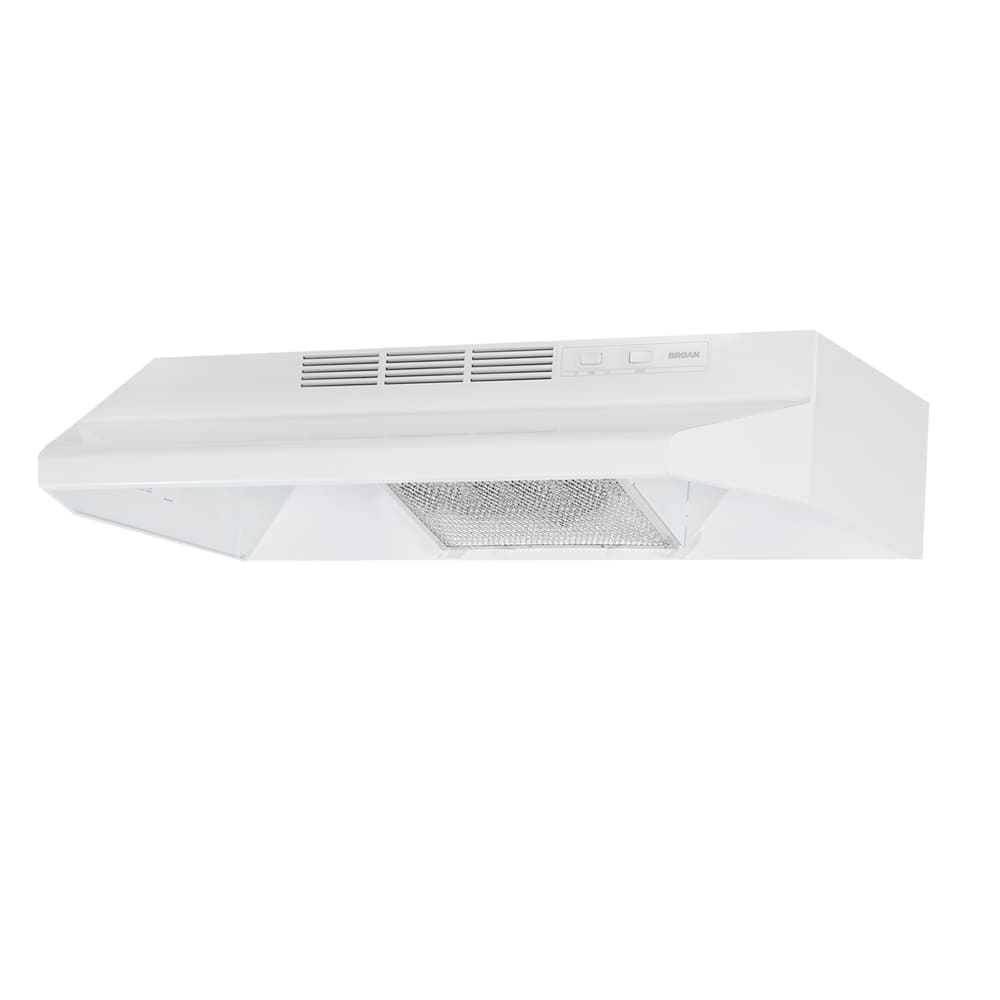 BROAN BU2 30 in. White Range Hood 210 CFM