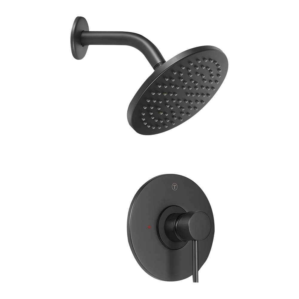 Robinet de douche 1 poignée Nicola noir TASSILI SUPRA