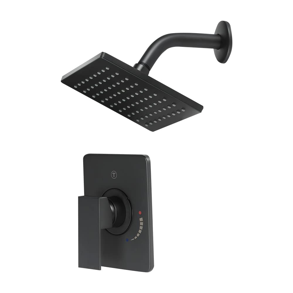 Robinet de douche 1 poignée Olga noir TASSILI SUPRA