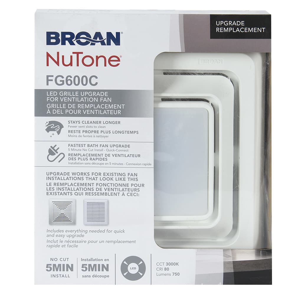 Grille de remplacement à DEL pour ventilateur