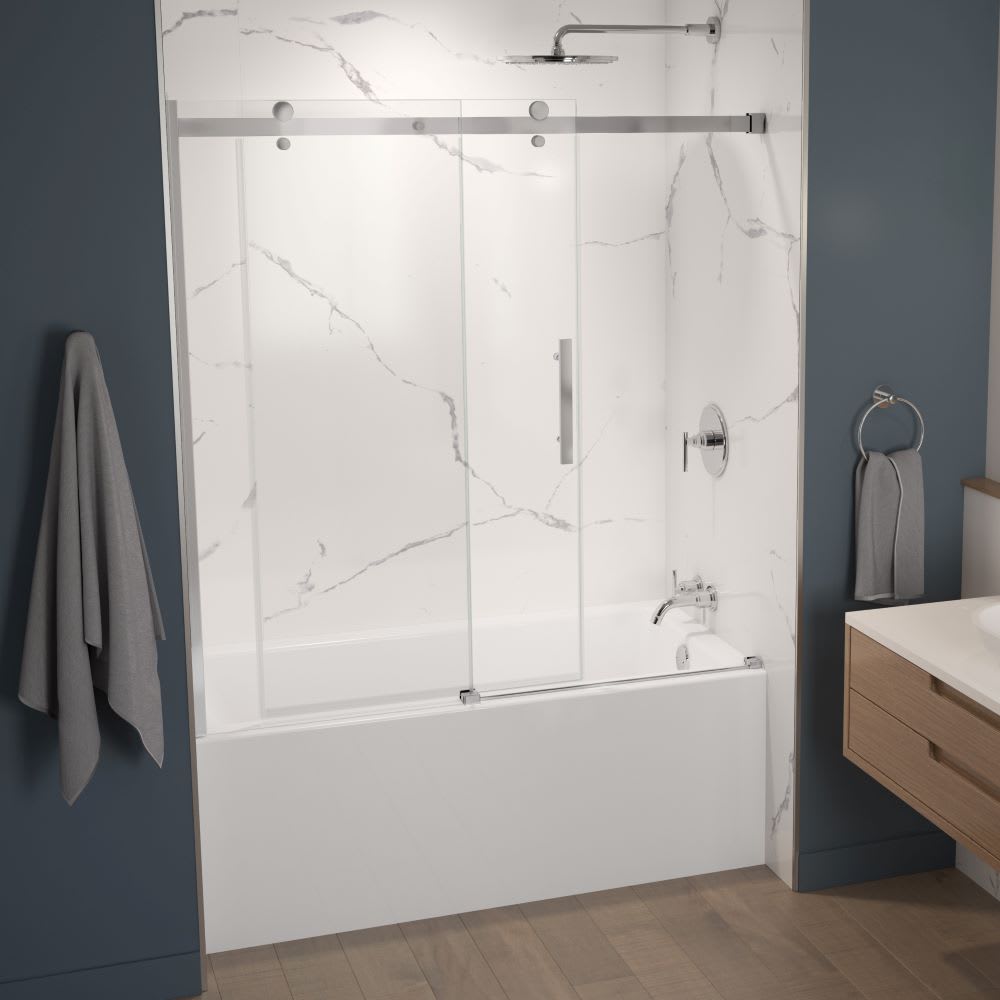 Panneau mural de douche Carrara 47&nbsp;po&nbsp;x&nbsp;94&nbsp;po