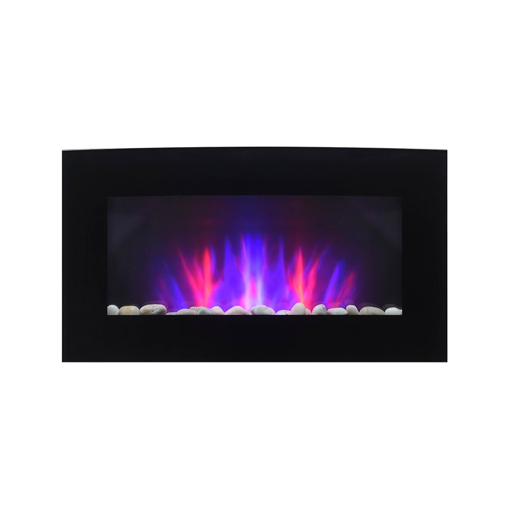 Foyer électrique mural courbé 28 1/4 po