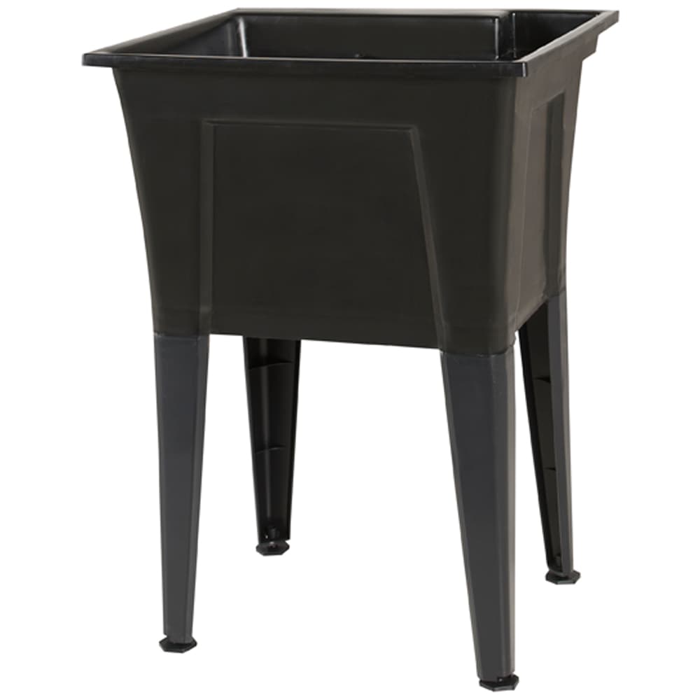 Cuve de lavage noire extra robuste