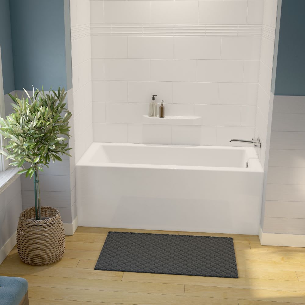 Nix Alcove Bathtub Right-Hand Drain 60 in. x 31 in.