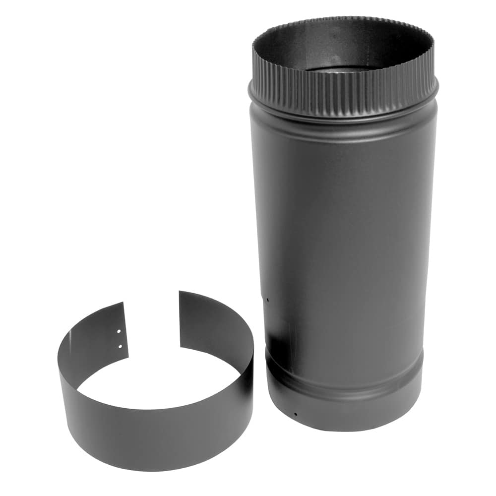 Tuyau de poêle double paroi ajustable 6&nbsp;po&nbsp;x&nbsp;12&nbsp;po&nbsp;-&nbsp;18&nbsp;po