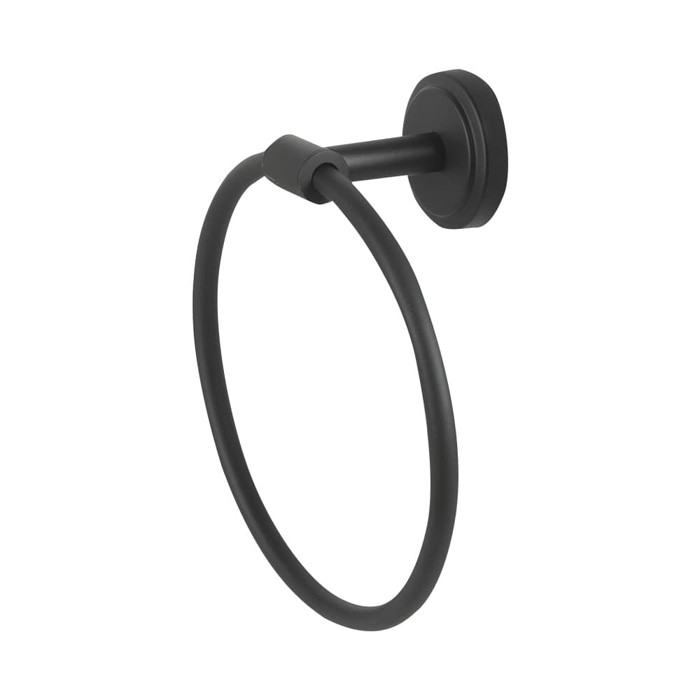 Anneau porte-serviette Allure noir