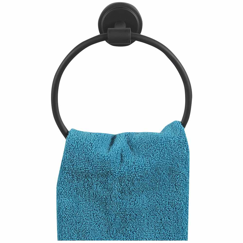 Set Porte-serviettes Everloc Chromé – Anneau, Patère Et Porte-serviettes Mural