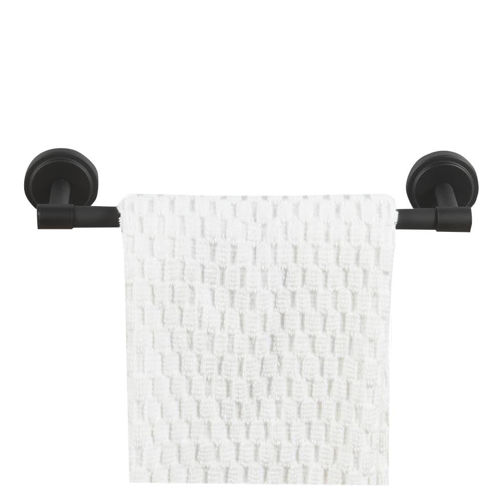Porte-serviettes Allure noir 12&nbsp;po