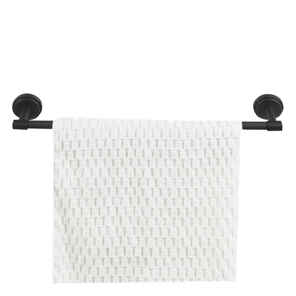 Porte-serviettes Allure noir 18&nbsp;po