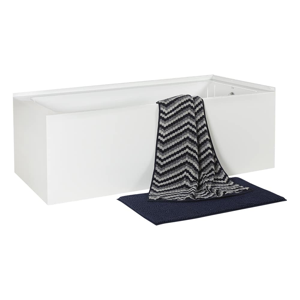 TASSILI SUPRA Bohol Corner Bathtub Right-Hand Drain 60 in. x 32 in.