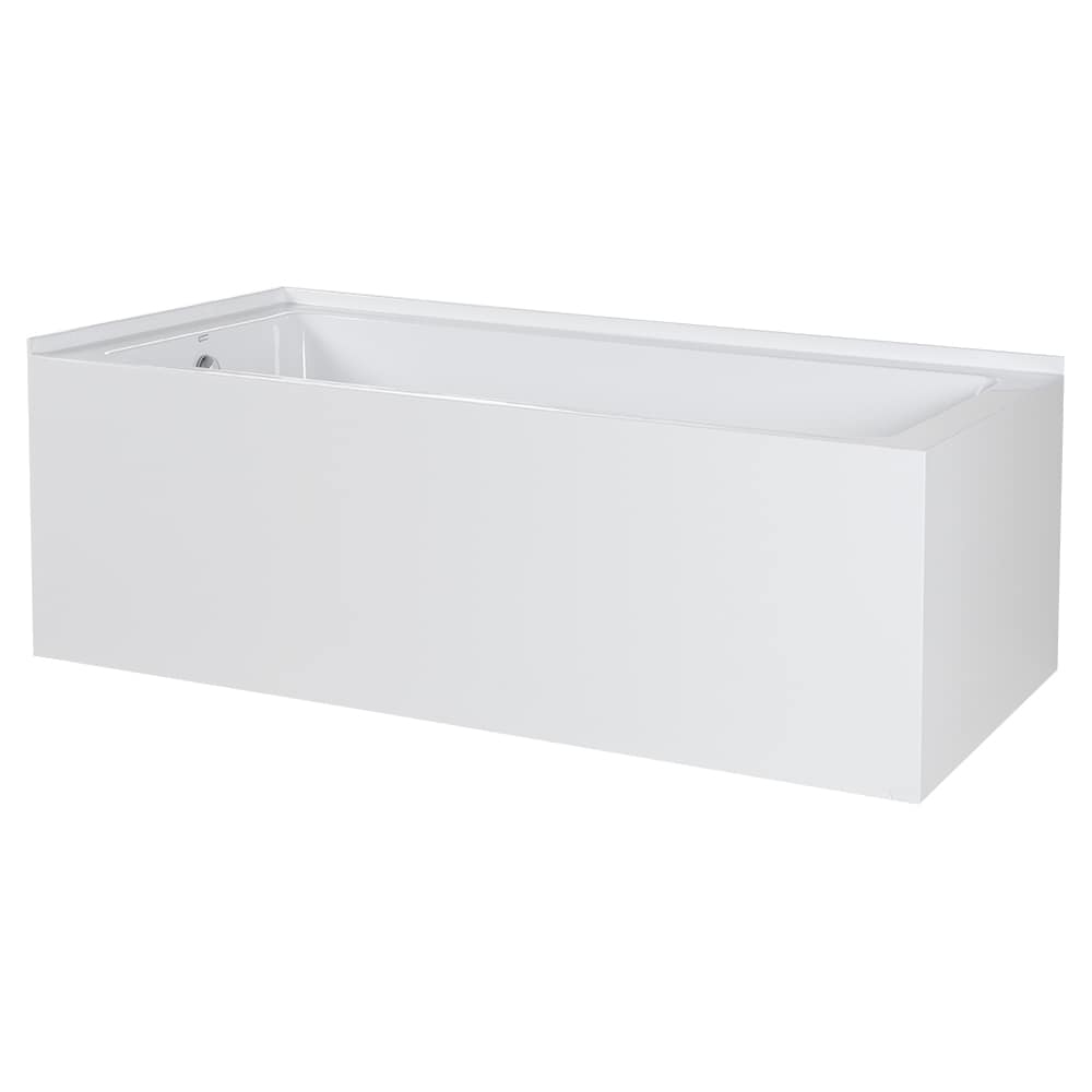 TASSILI SUPRA Bohol Corner Bathtub Left-Hand Drain 60 in. x 32 in.