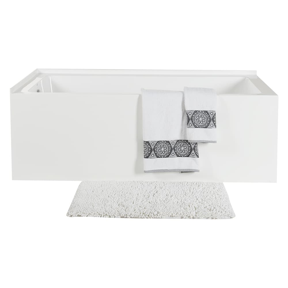 TASSILI SUPRA Bohol Corner Bathtub Left-Hand Drain 60 in. x 32 in.