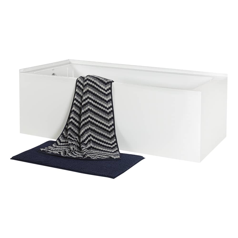 TASSILI SUPRA Bohol Corner Bathtub Left-Hand Drain 60 in. x 32 in.