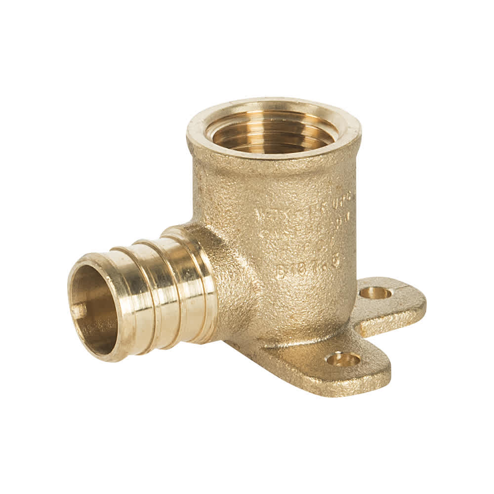 Coude à oreilles 90° 3/4 po Pex x 1/2 po F fileté