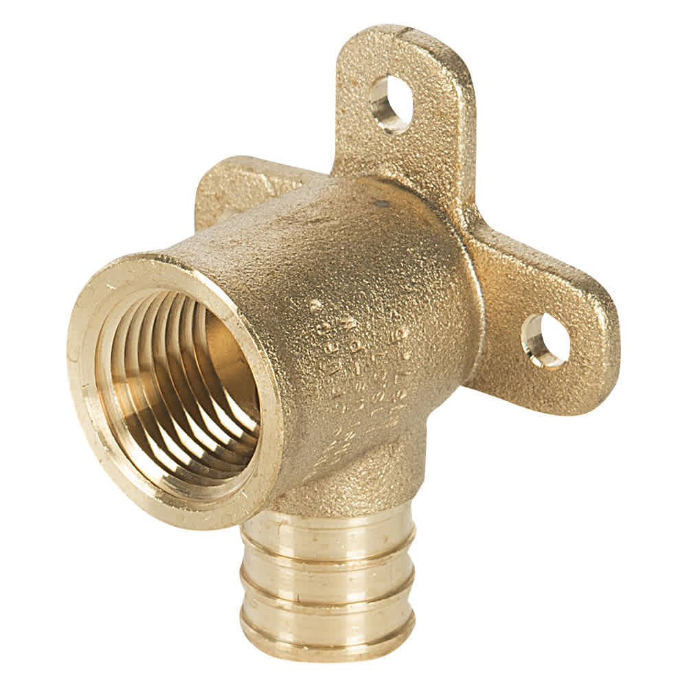 Coude à oreilles 90° 3/4 po Pex x 1/2&nbsp;po&nbsp;F fileté