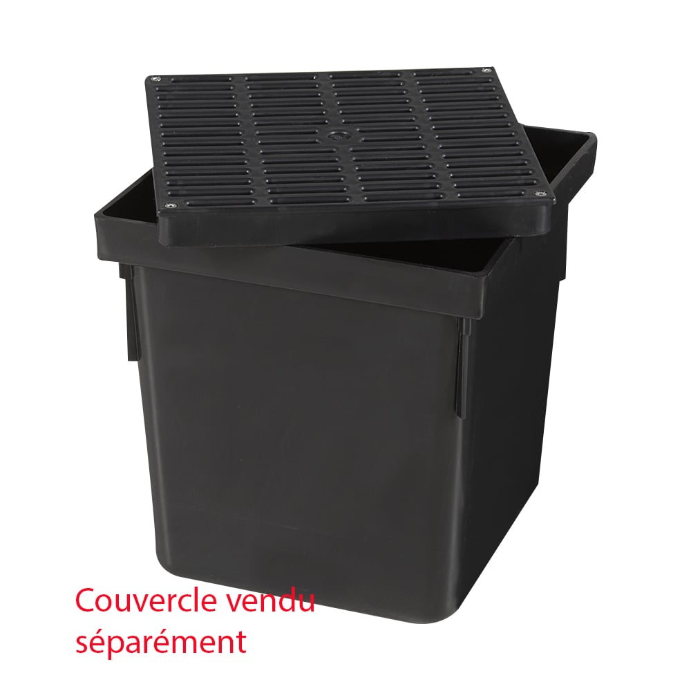 Cuve de garage 12&nbsp;po&nbsp;x&nbsp;12&nbsp;po