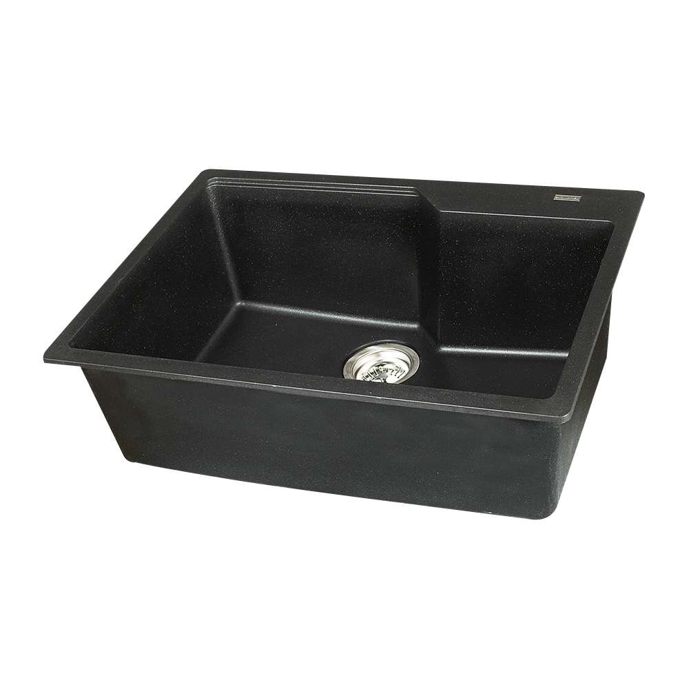 Évier de cuisine simple en granit onyx 22 1/16 po x 19 11/16 po KINDRED