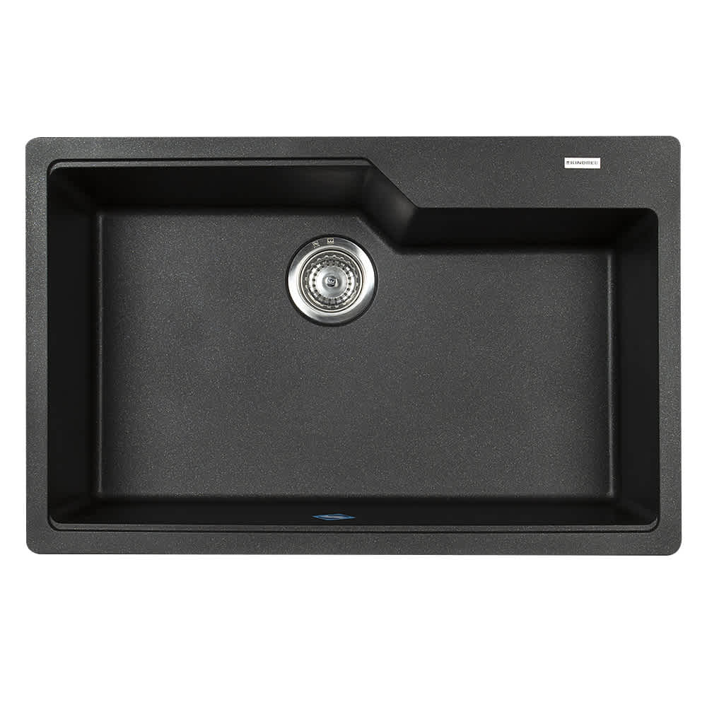 Évier de cuisine simple en granit onyx 30 11/16 po x 19 11/16 po KINDRED