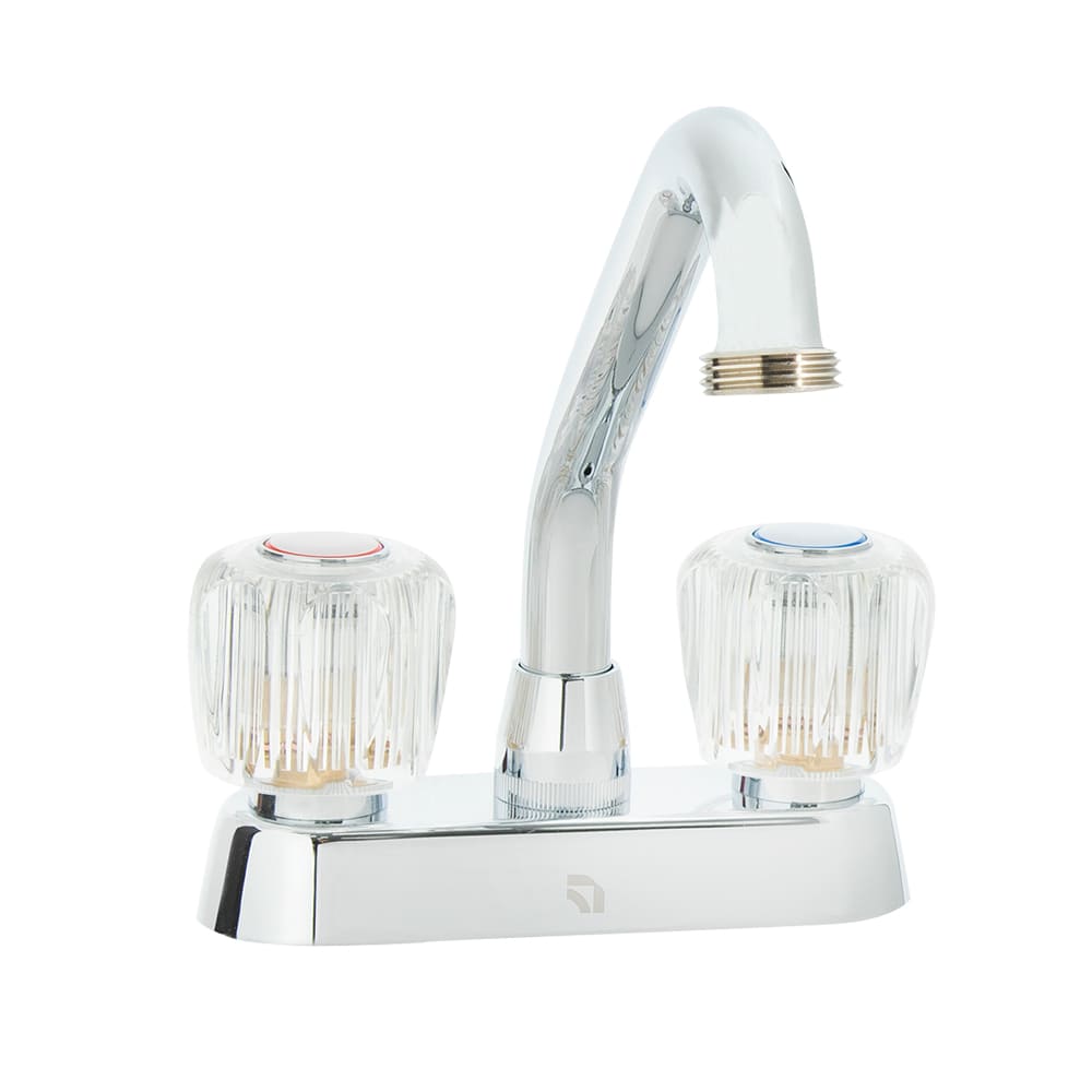 Robinet pour cuve de lavage à 2 poignées chrome