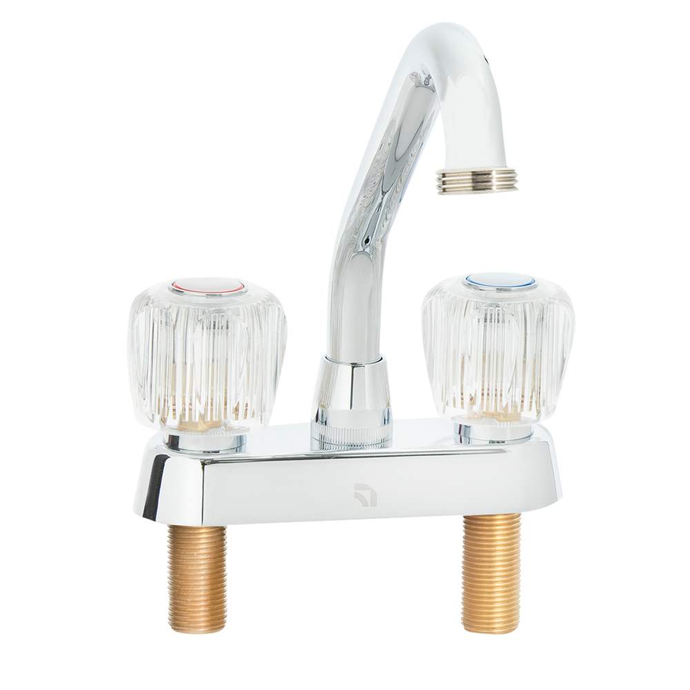 Robinet pour cuve de lavage à 2 poignées chrome