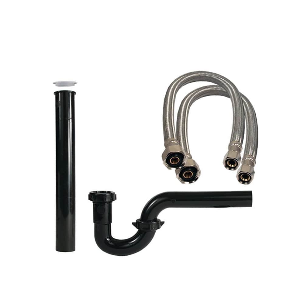 Robinet pour cuve de lavage à 2 poignées chrome