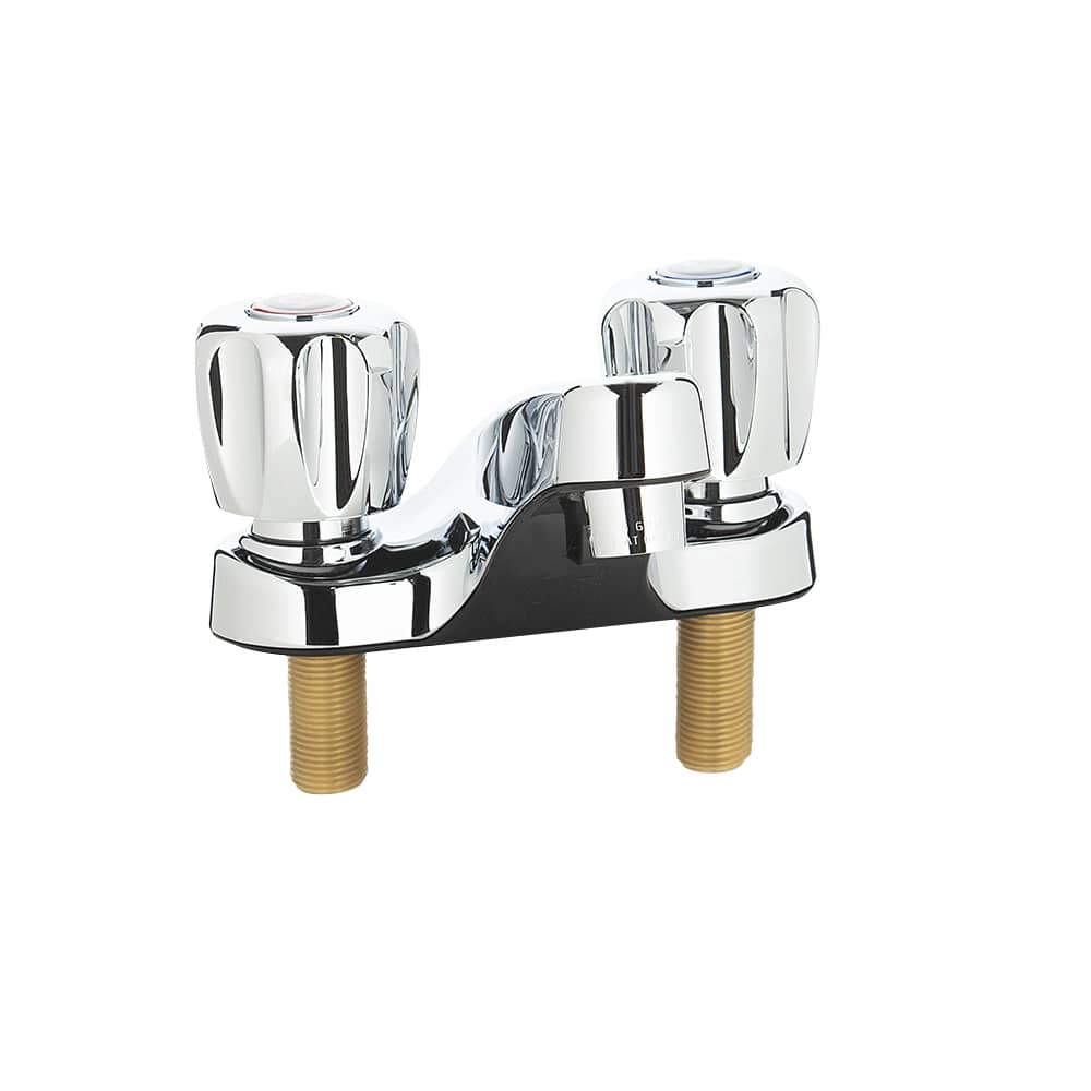 Robinet de lavabo 2 poignées chrome