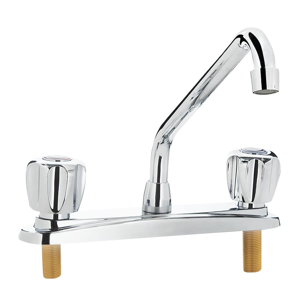 Robinet de cuisine 2 poignées chrome poli BÉLANGER