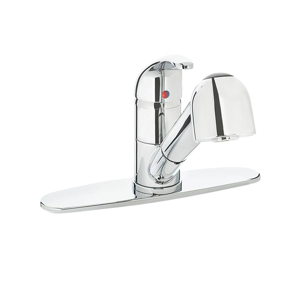 Robinet de cuisine à douchette rétractable 1 poignée chrome poli BÉLANGER