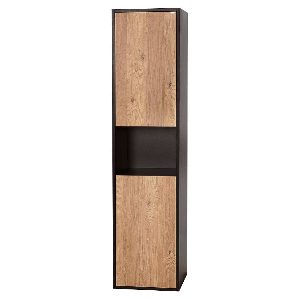Armoire de rangement Valentina fini pruche et noir 15&nbsp;3/4&nbsp;po TASSILI SUPRA