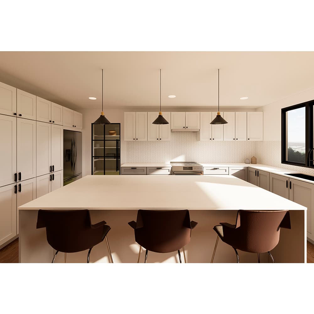 Armoire de cuisine Shaker module de haut de coin angulaire 24&nbsp;po