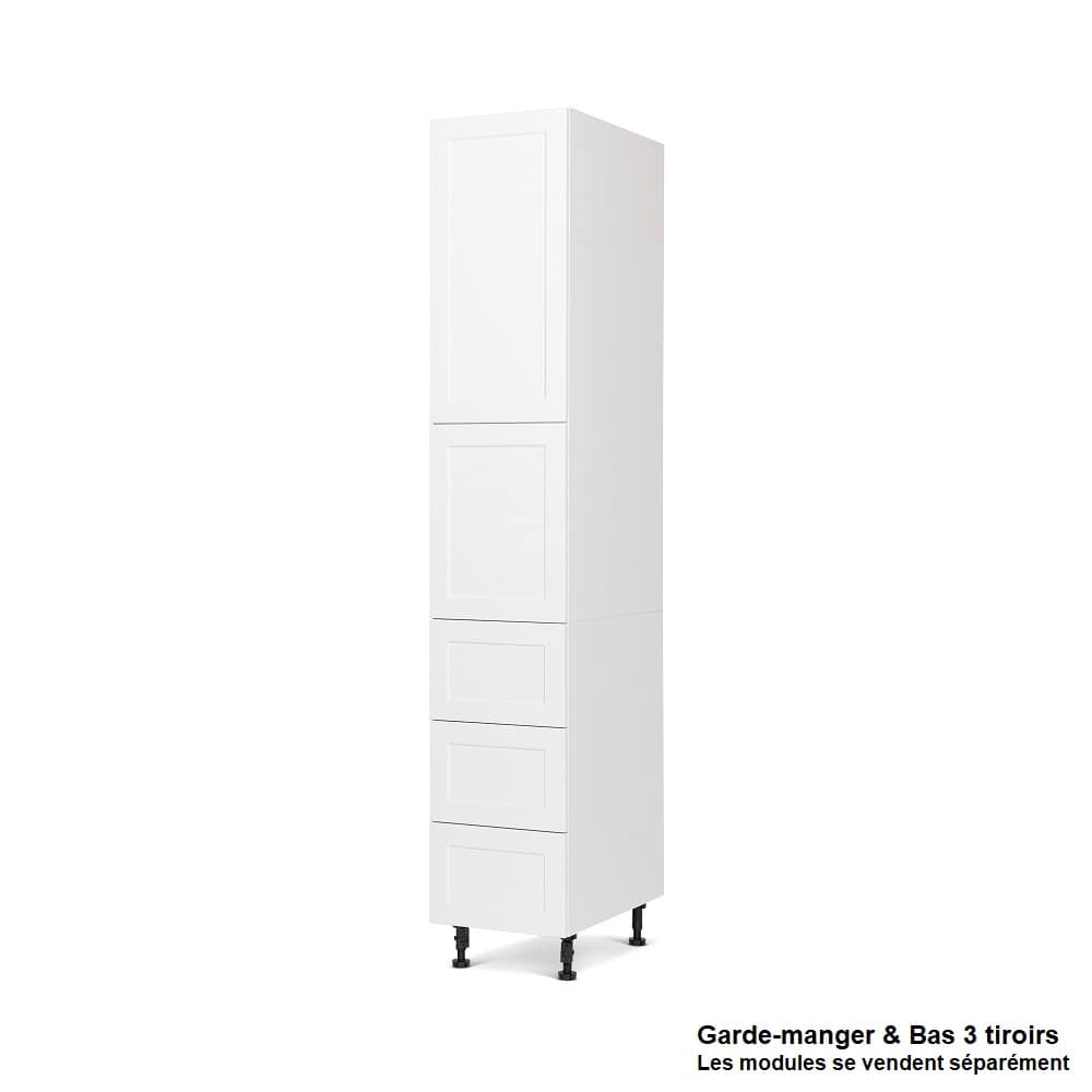 Armoire de cuisine Shaker module de haut de garde-manger 15&nbsp;po