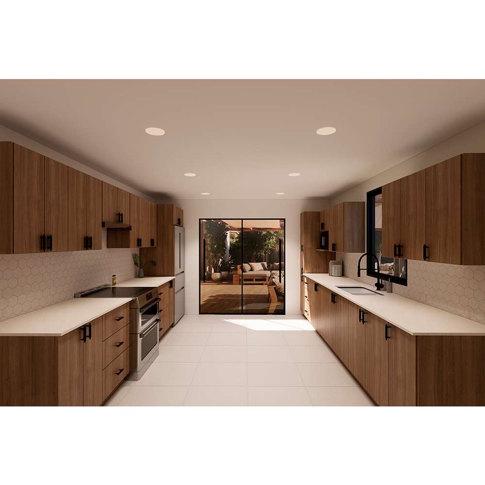 Armoire de cuisine Fashionista module de haut de coin angulaire 24&nbsp;po