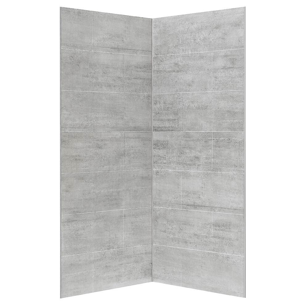 Claire Shower Walls 36 in. Grey - Canac
