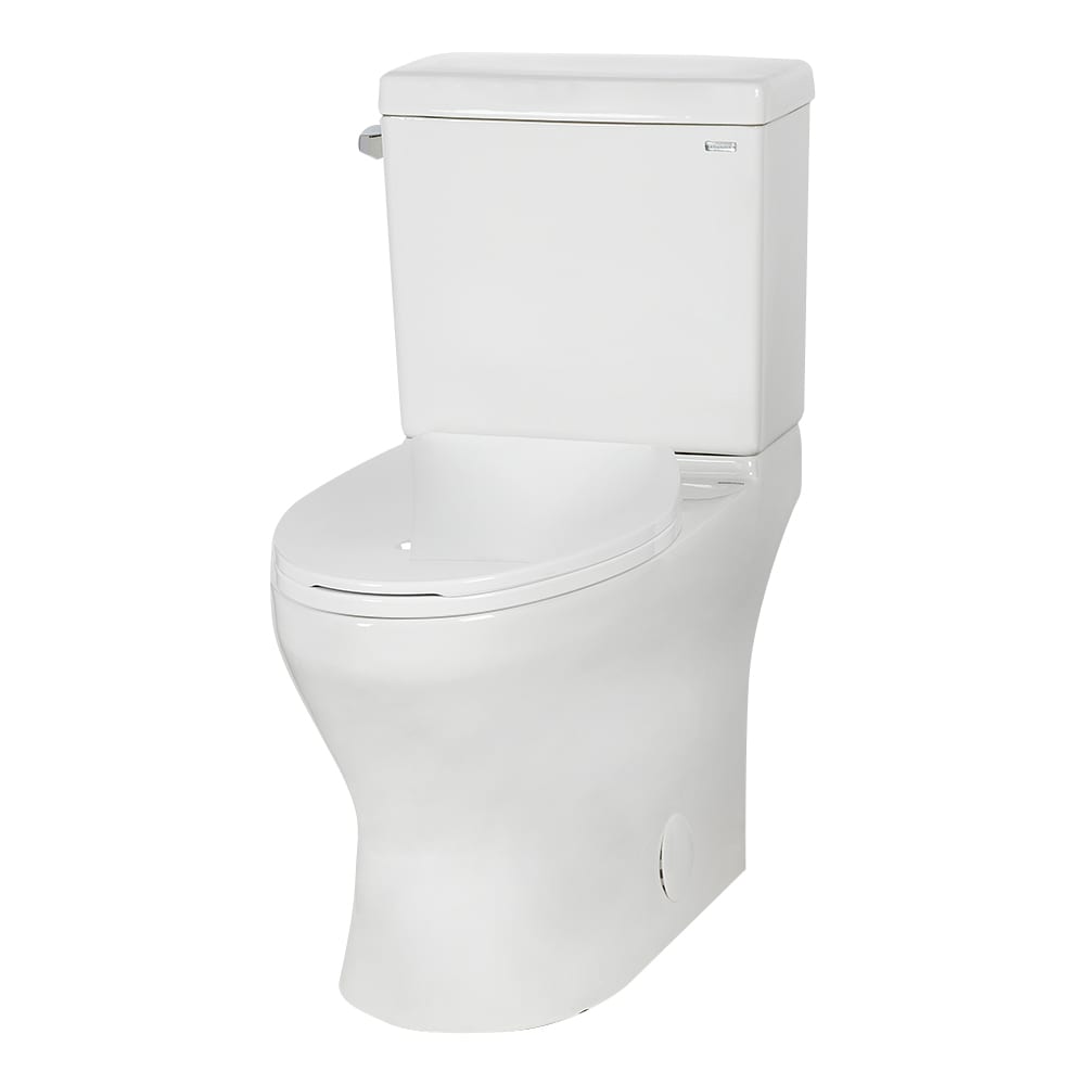 Toilette 2 pièces à simple chasse blanche Hilda 4,8 L TASSILI