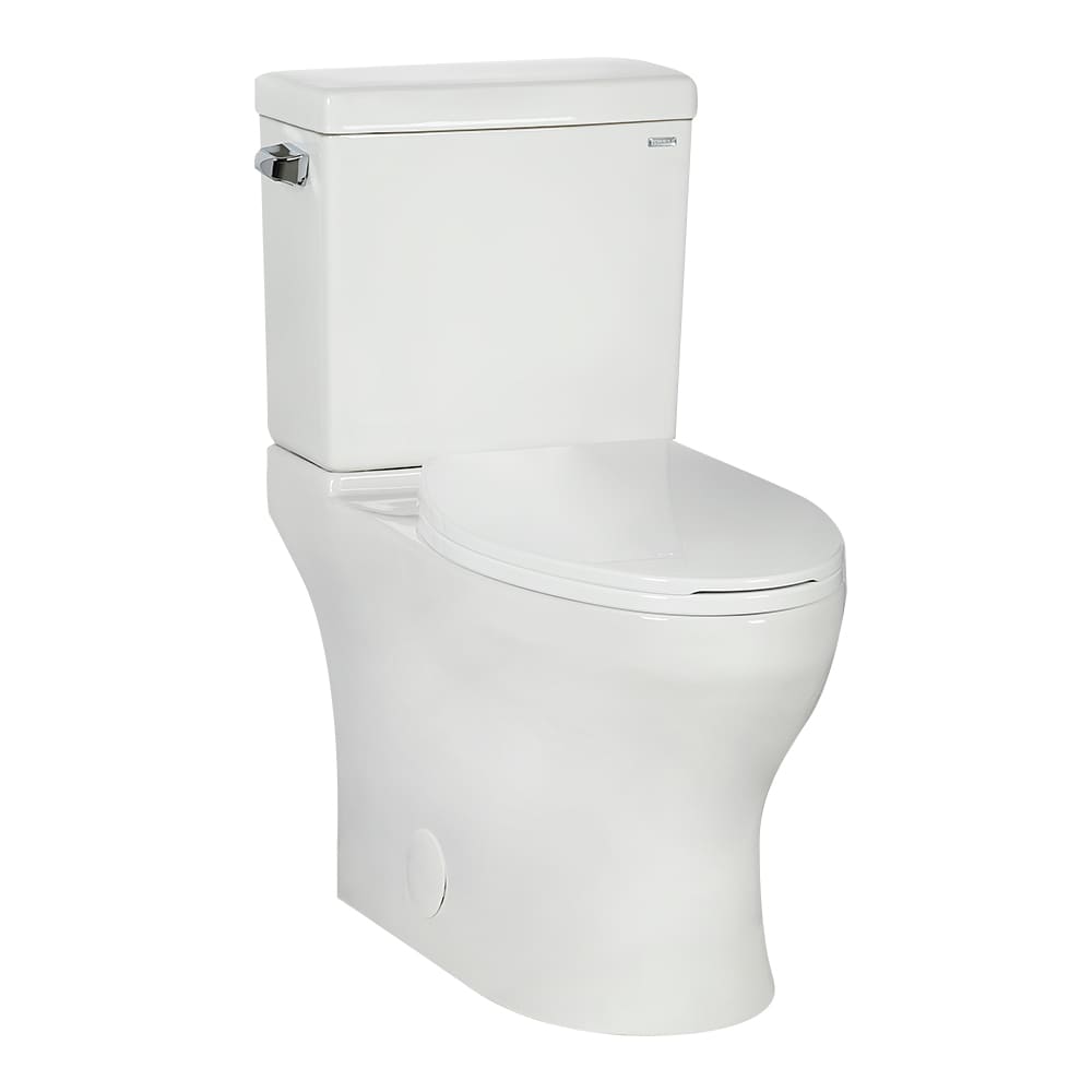 Toilette 2 pièces à simple chasse blanche Hilda 4,8 L TASSILI