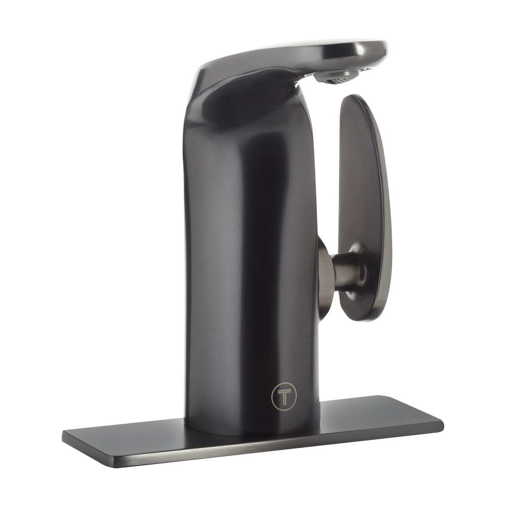 Robinet de lavabo 1 poignée Loris gris métallique TASSILI SUPRA