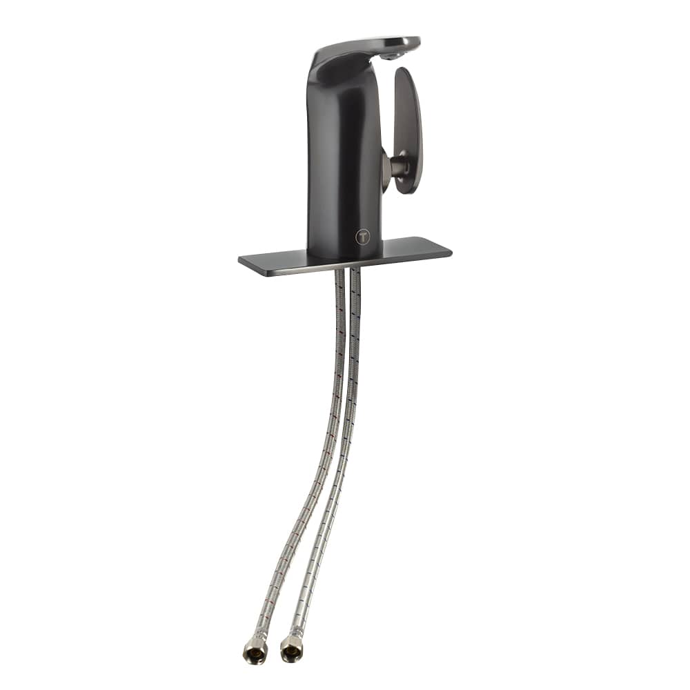 Robinet de lavabo 1 poignée Loris gris métallique TASSILI SUPRA