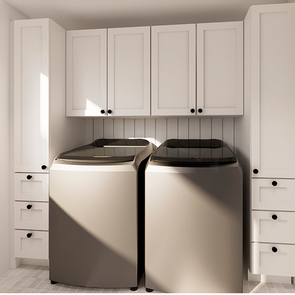 Meuble-lavabo Shaker module de bas 30&nbsp;po