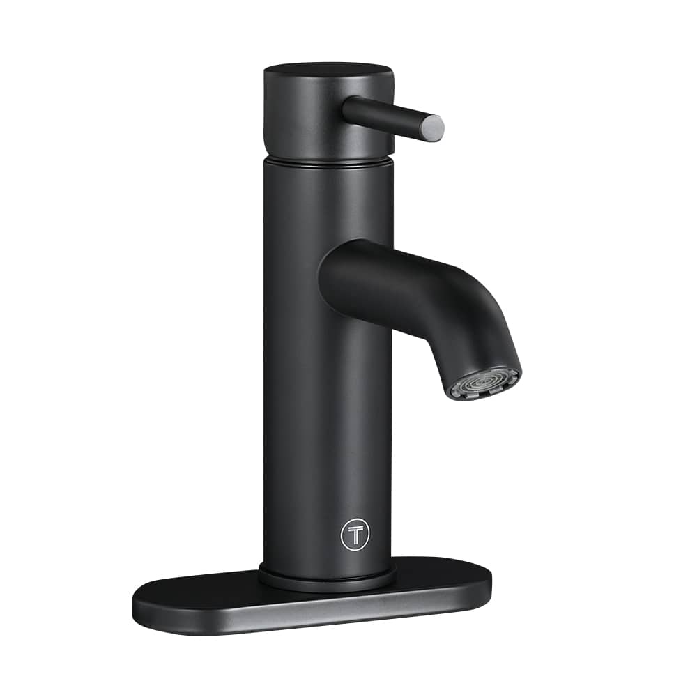 Robinet de lavabo 1 poignée Lavo noir TASSILI SUPRA