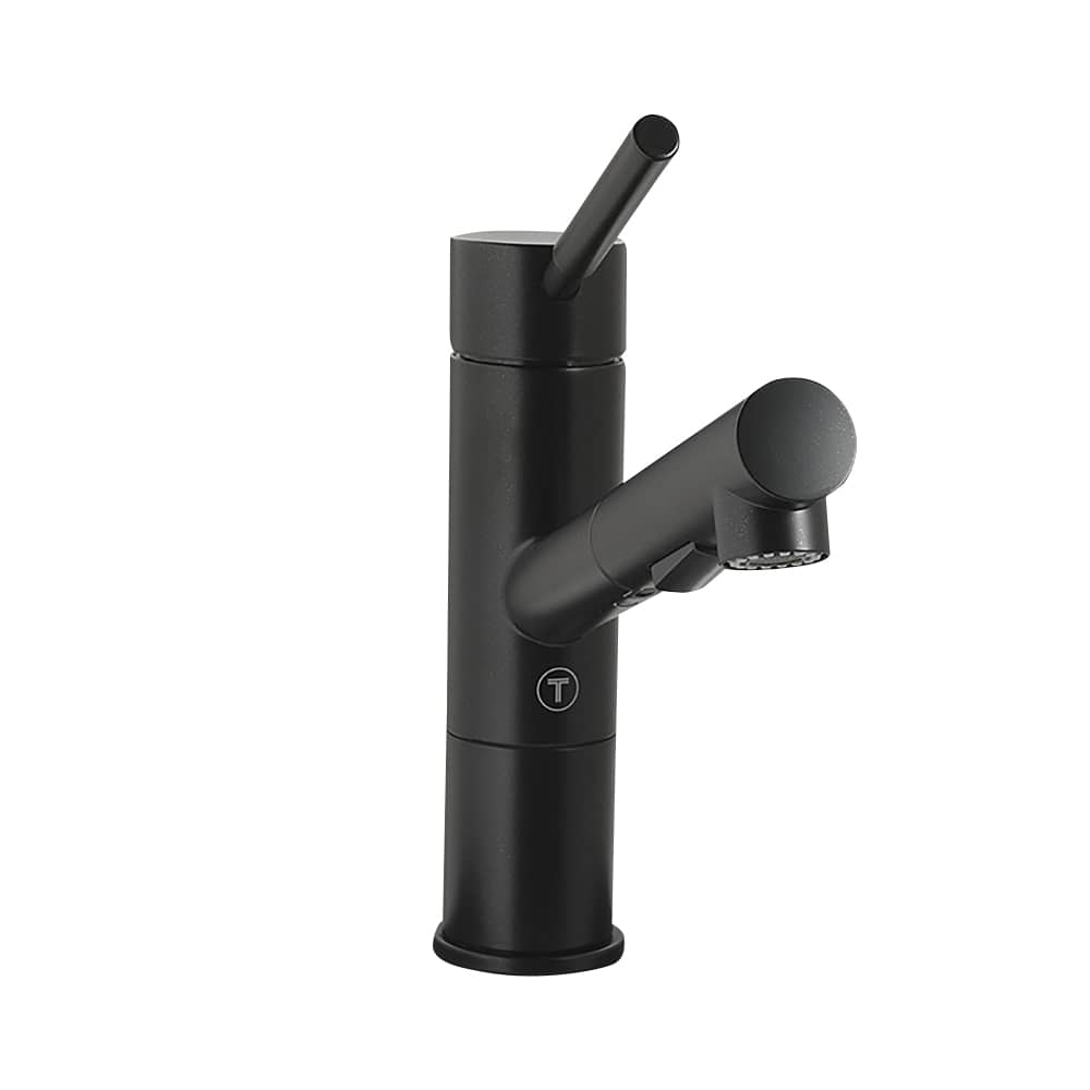 Robinet de cuisine à douchette rétractable 1 poignée Carlos noir TASSILI SUPRA