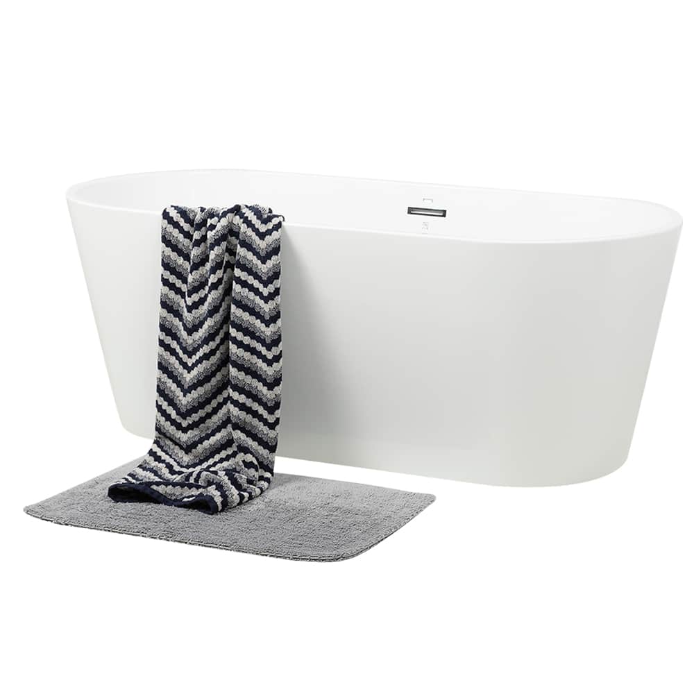 Baignoire autoportante Scotia drain central 58 7/8&nbsp;po&nbsp;x&nbsp;30&nbsp;5/16 po TASSILI